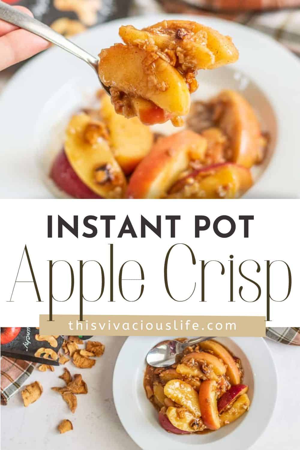 Instant Pot Apple Crisp (Naturally Gluten-Free) - This Vivacious Life