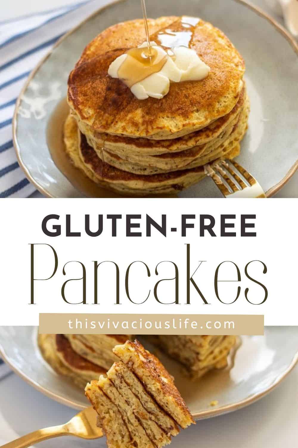 Gluten Free Pancakes (Fluffy, Homestyle) - This Vivacious Life