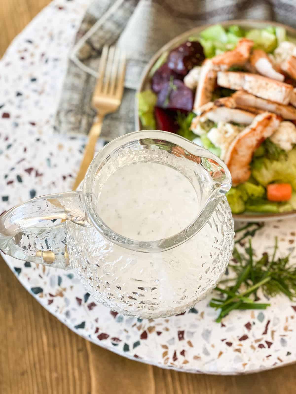 Whole30 Ranch Dressing Recipe • The Pinning Mama