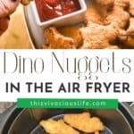 Dino nuggets air fryer recipe pin