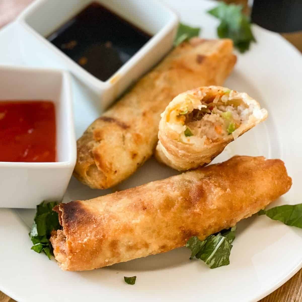 Frozen Egg Rolls in Air Fryer {Minh/Chung} - Home Cooked Harvest