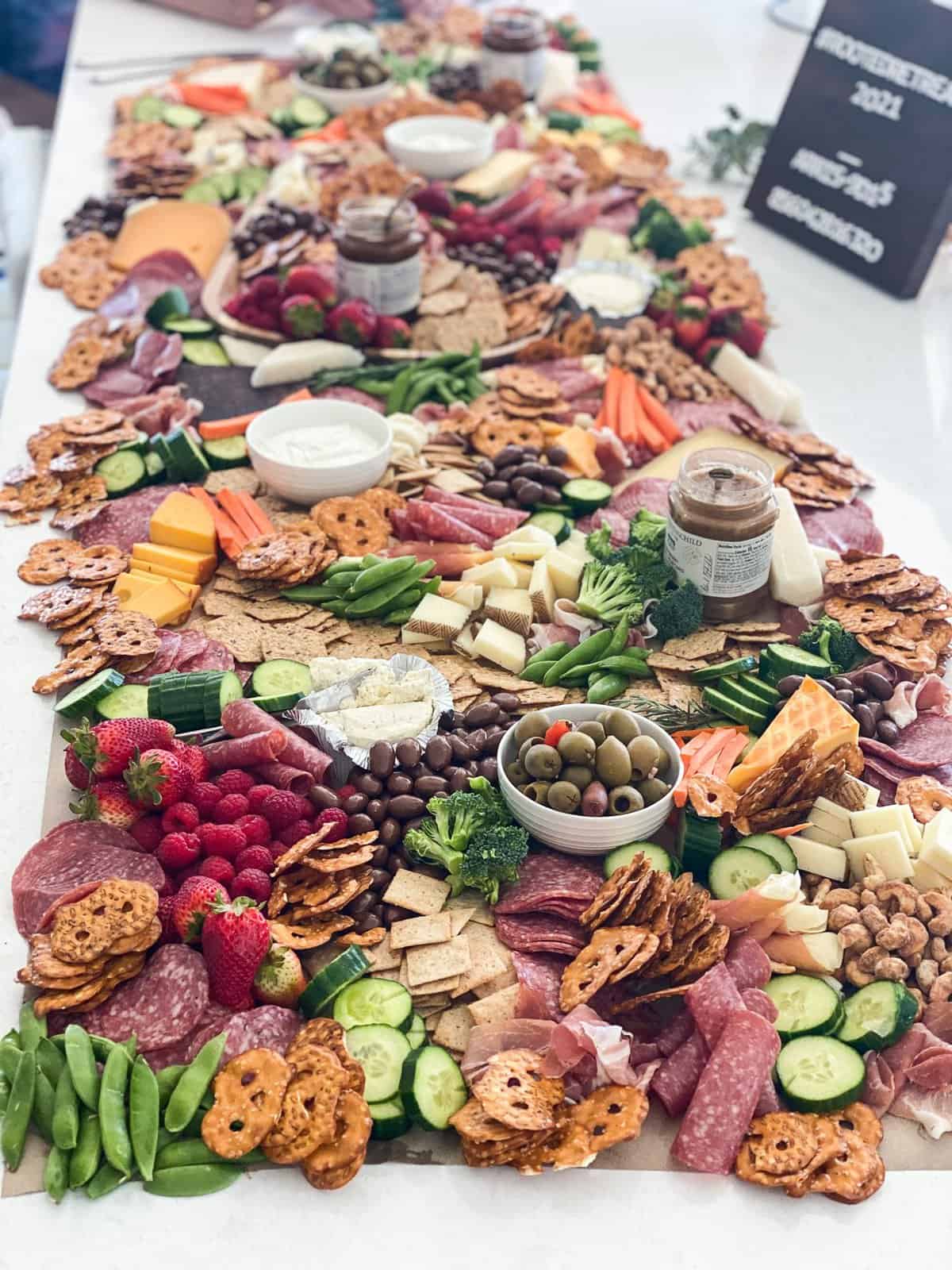Simple Lunch Charcuterie Board + Shopping List from My Crazy Good Life