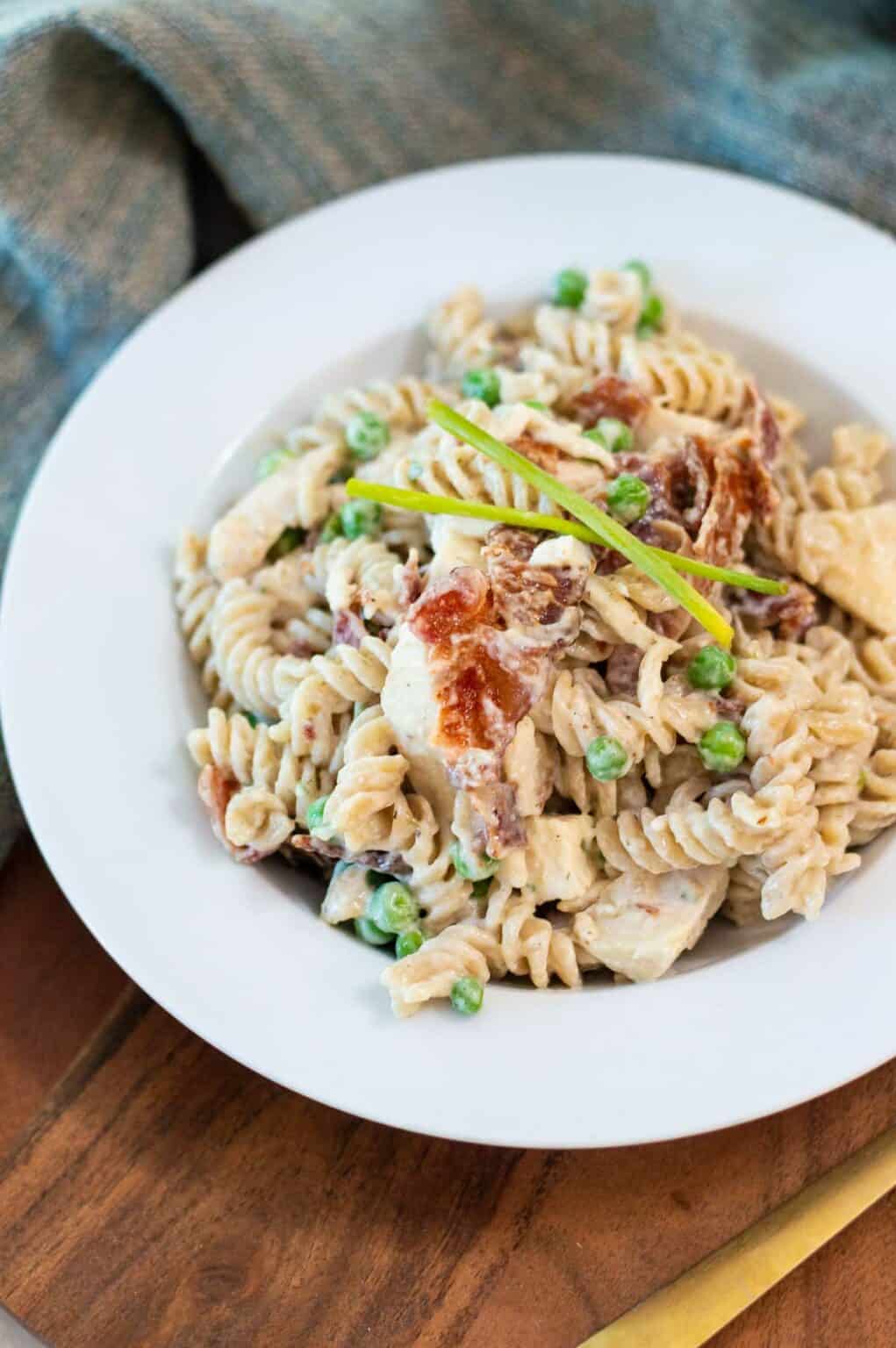 Instant Pot Chicken Pasta with Bacon & Ranch This Vivacious Life