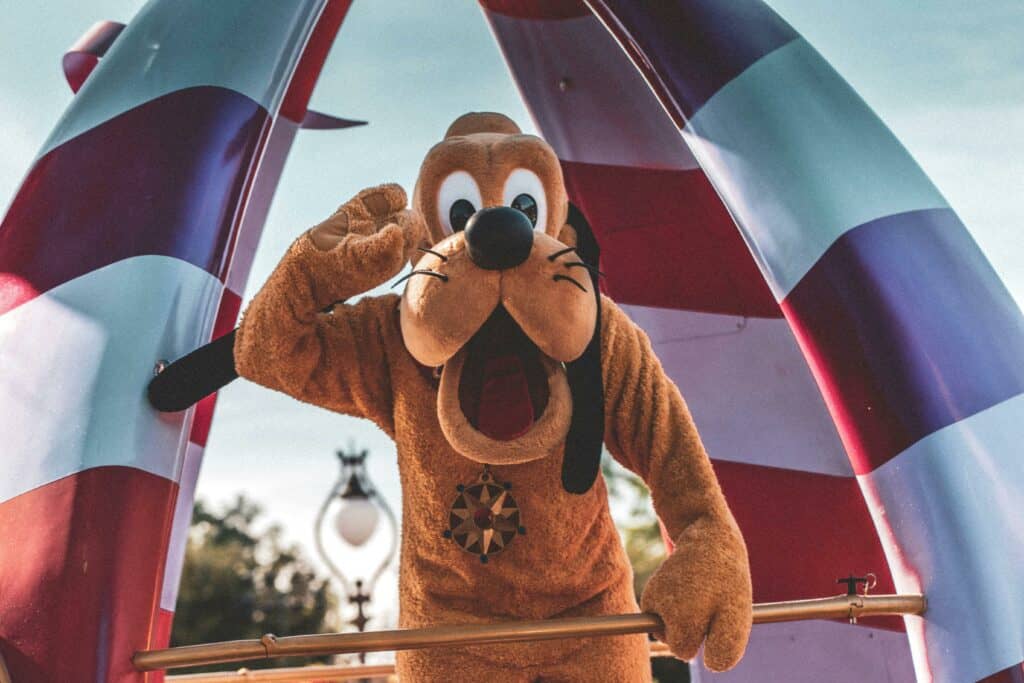 Disney cruises gluten free with Pluto